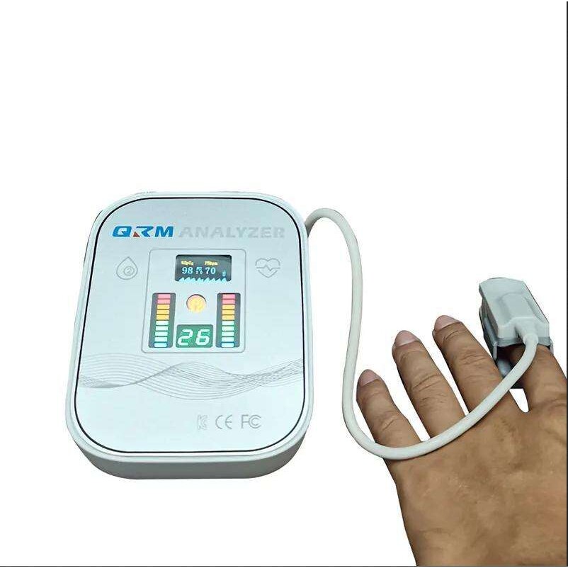 Latest Version 3 in 1 Heart Rate Blood Oxygen Meter Quantum