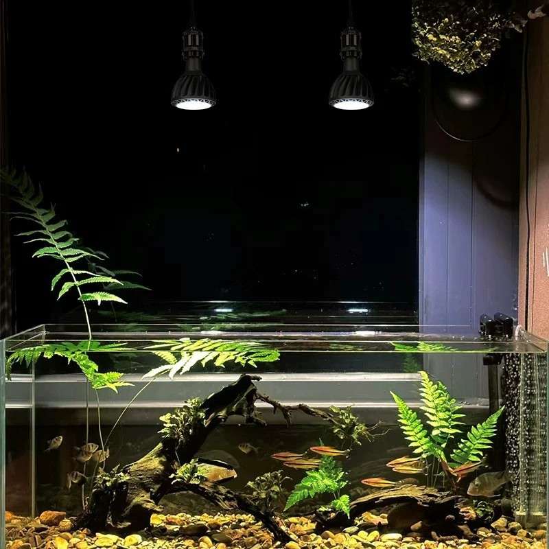2026新款全光谱植物补光灯鱼缸吊灯溪流缸水陆缸造景绿植生长灯