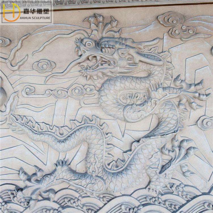 晚霞红汉白玉浮雕壁画大理石浮雕