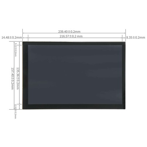 10.1寸树莓派HDMI 触摸屏液晶显示器 Raspberry Pi 3B+/4B 带外壳