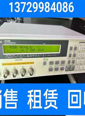 Agilent 4338B 电阻表/毫欧表 Agilent4349B 4 通道高值电阻表