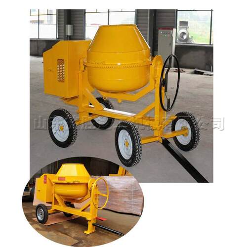 建筑工程混凝土搅拌机 小型砂石柴油拌料机 滚筒式物料混合机