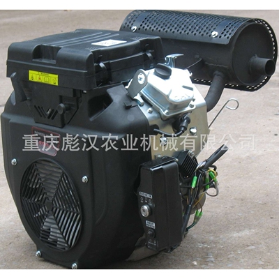 大型马路切割机专用动力-“彪汉”2V78双缸汽油发动机，22P马力。