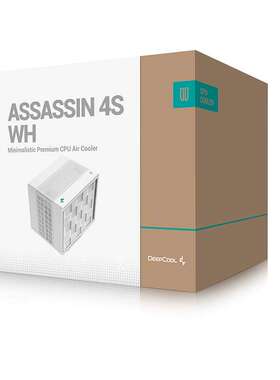 阿萨辛4S 白色CPU散热器14cm风扇7热管台式机电脑1700AM5