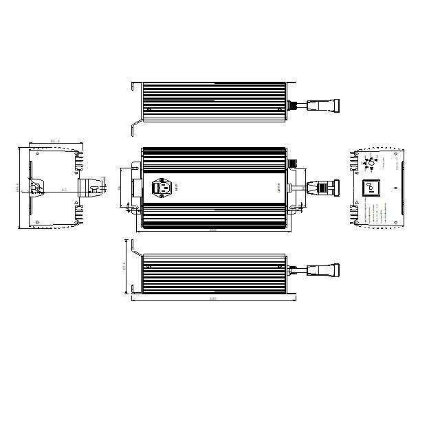 电子镇流器TPS-1000W 输入电压:100Vac~264Vac