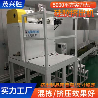 供应65立式硅胶管挤出机硅橡胶条押出机汽车硅胶发泡条挤出机