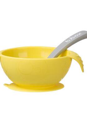 澳洲b.box带勺吸盘碗 防摔训练碗bbox防滑辅食碗儿童餐具