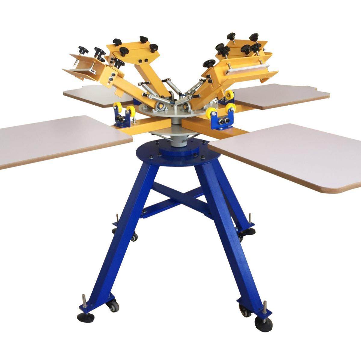 厂家新款手动多色丝印机服装印花机四色印刷机手动t恤丝网机,办公设备/耗材/相关服务,丝印机,淘宝优惠券,粉丝福利购,淘宝优惠卷