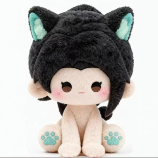 【新品首发】现货无畏契约贤者属性15cm坐姿棉花娃娃毛绒周边挂件