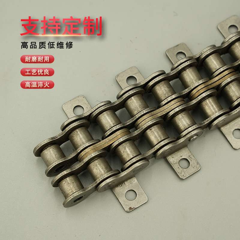 工业传动链条06B4分08A5分10A12A16A32A40单排双排短节距滚子链条