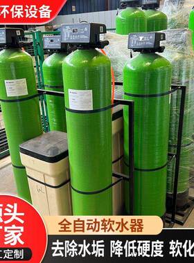 工业软水设备除水垢除钙镁离子交换树脂加盐软水机全自动软水器