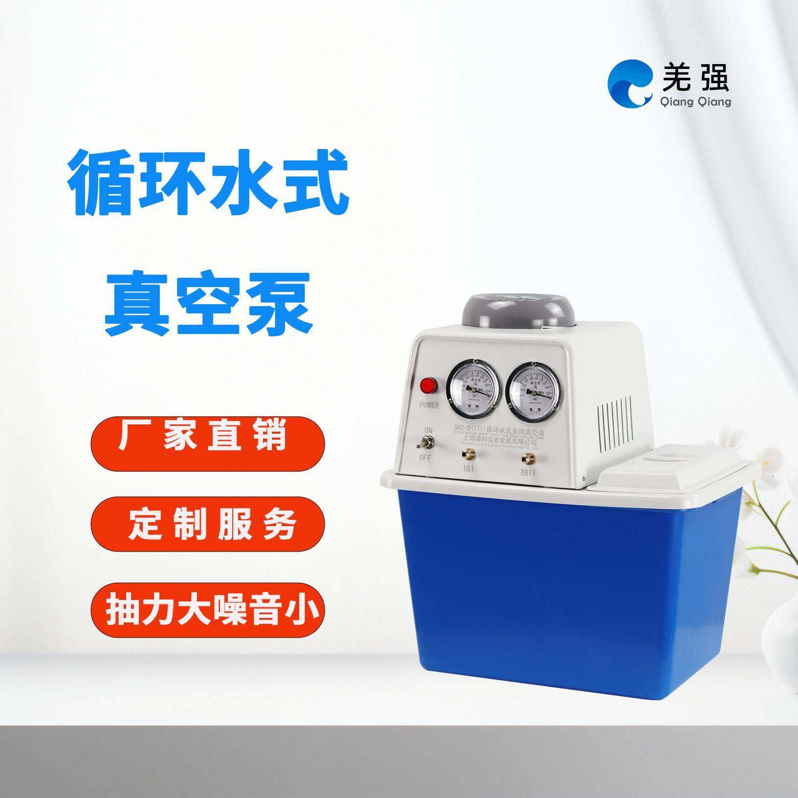 SHZ-DIII循环水真空泵高效节能双抽头实验室防腐抽气泵