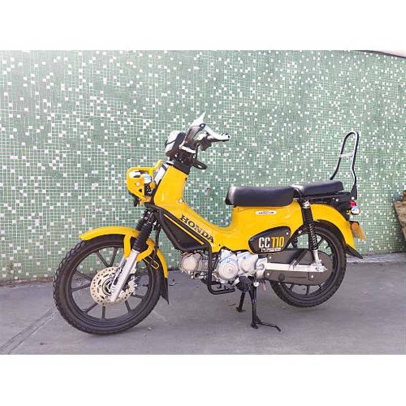 适用于本田CC110复古改装扶手尾翼 CROSS CUB110后靠背弯弓后尖弓