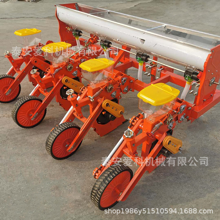 新款多行 玉米大豆种植机 免耕施肥 换盘可播谷物 绿豆 精播机