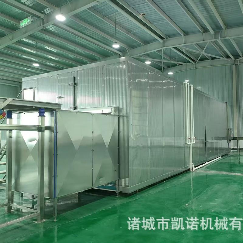 厂家制造披萨蛋挞隧道式速冻机氟利昂速冻设备汉堡鸡排速冻机