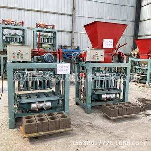 家用手工砌块砖成型机半自动制砖机设备免烧水泥制砖机