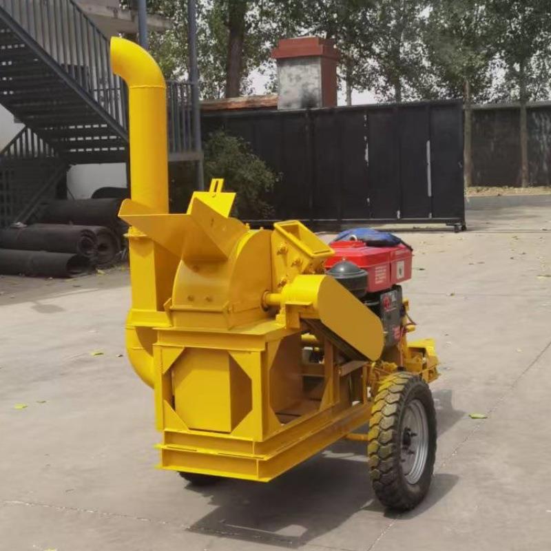 35马力柴油树枝树杈粉碎机果木树枝粉碎机3mm锯末粉碎机