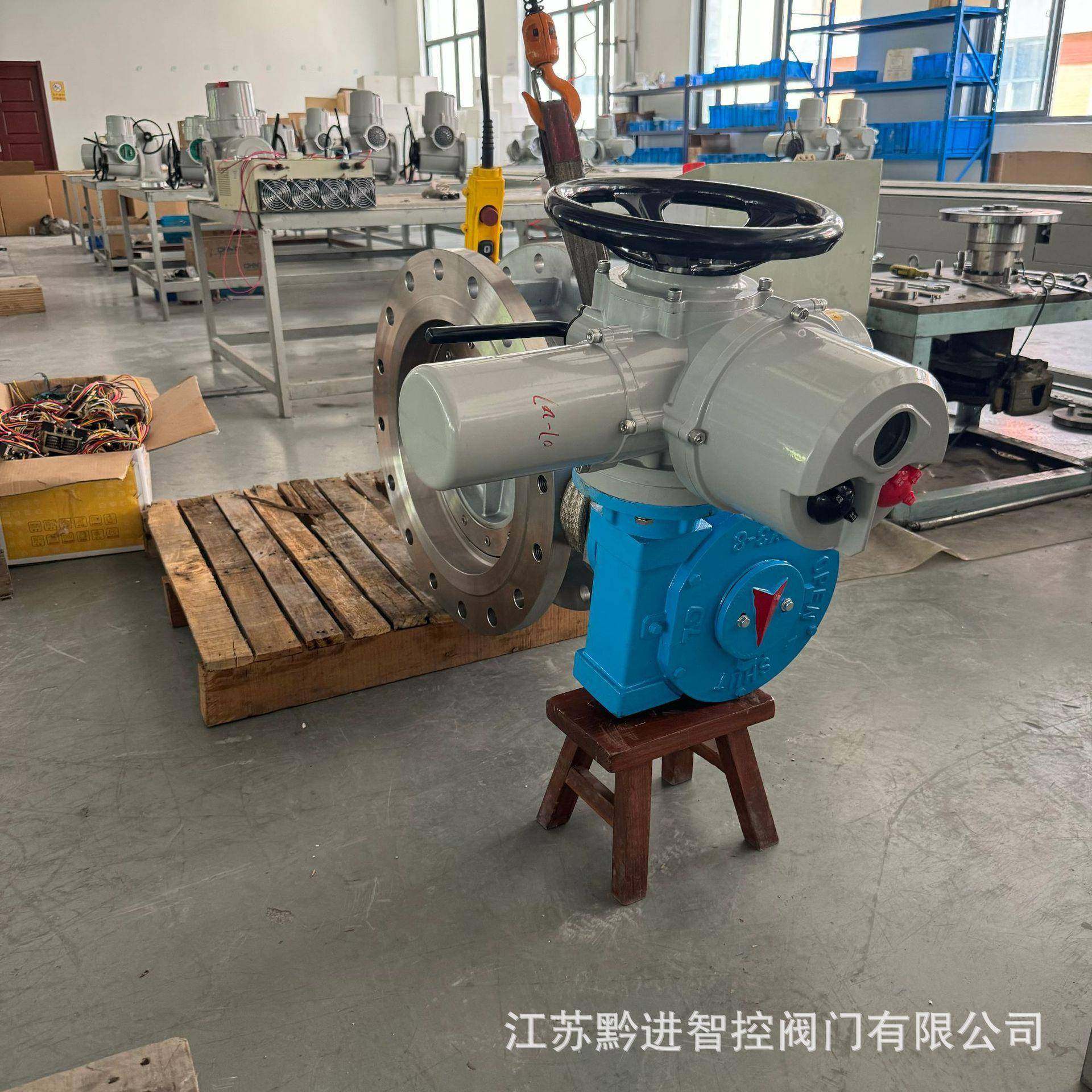 D94H-40PDN150电动不锈钢蝶阀DZW60智能开关型电动执行器4-20mA