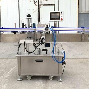 全自动圆瓶贴标机口服液瓶药瓶固体胶贴标签实时打印标签机设备