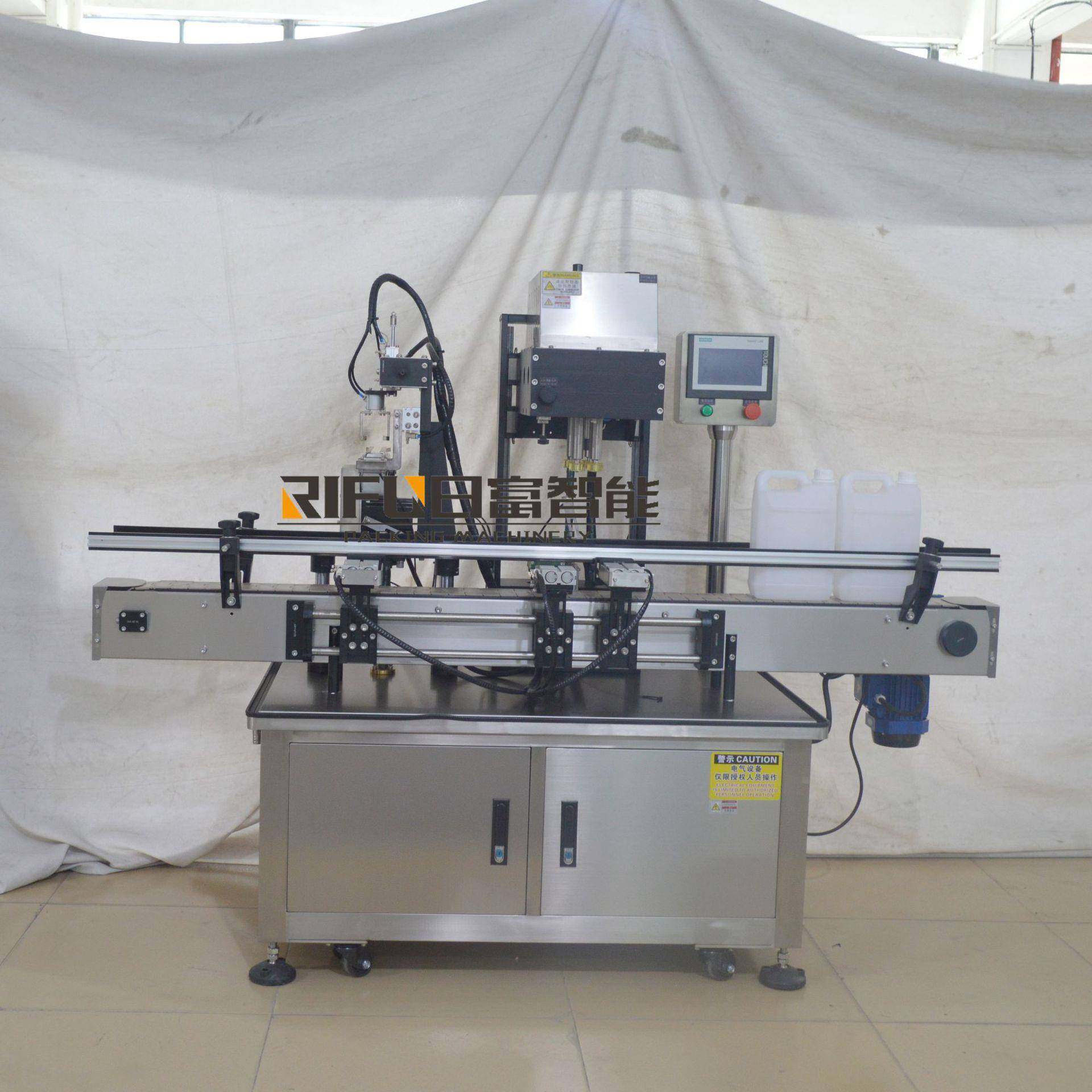 大桶自动上盖旋盖机食用油拧盖机机油化工桶旋盖设备,办公设备/耗材/相关服务,封口机,淘宝优惠券,粉丝福利购,淘宝优惠卷