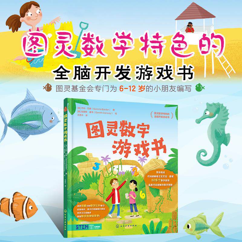 【新华正版】 图灵数字游戏书 化学工业出版社 英杰玛巴德  著  英加里斯康韦  绘