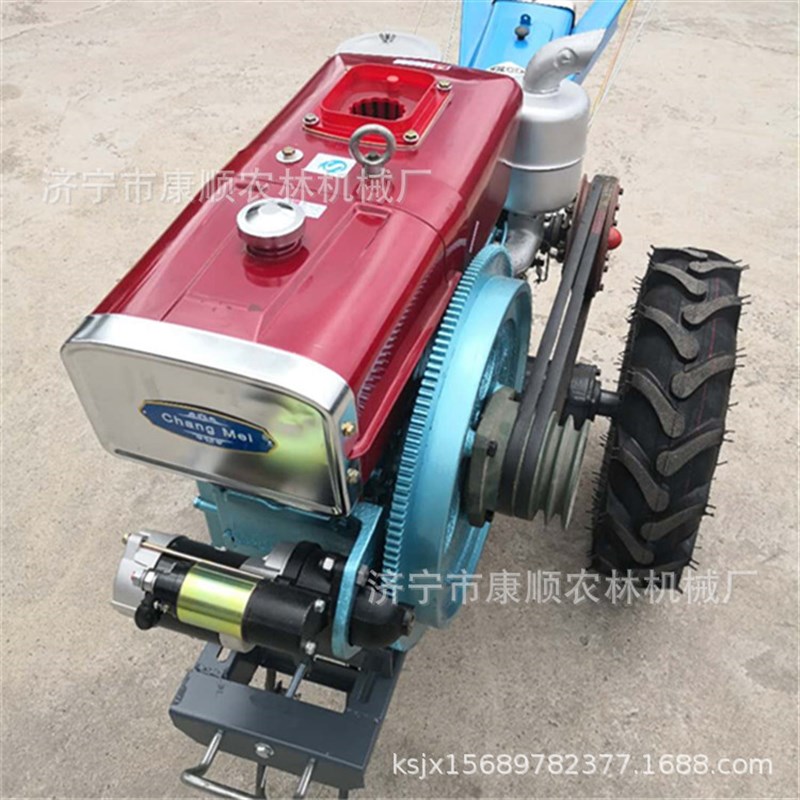 四驱柴油微耕机 山东8/12/15/10/18马力手扶拖拉机 旋耕机