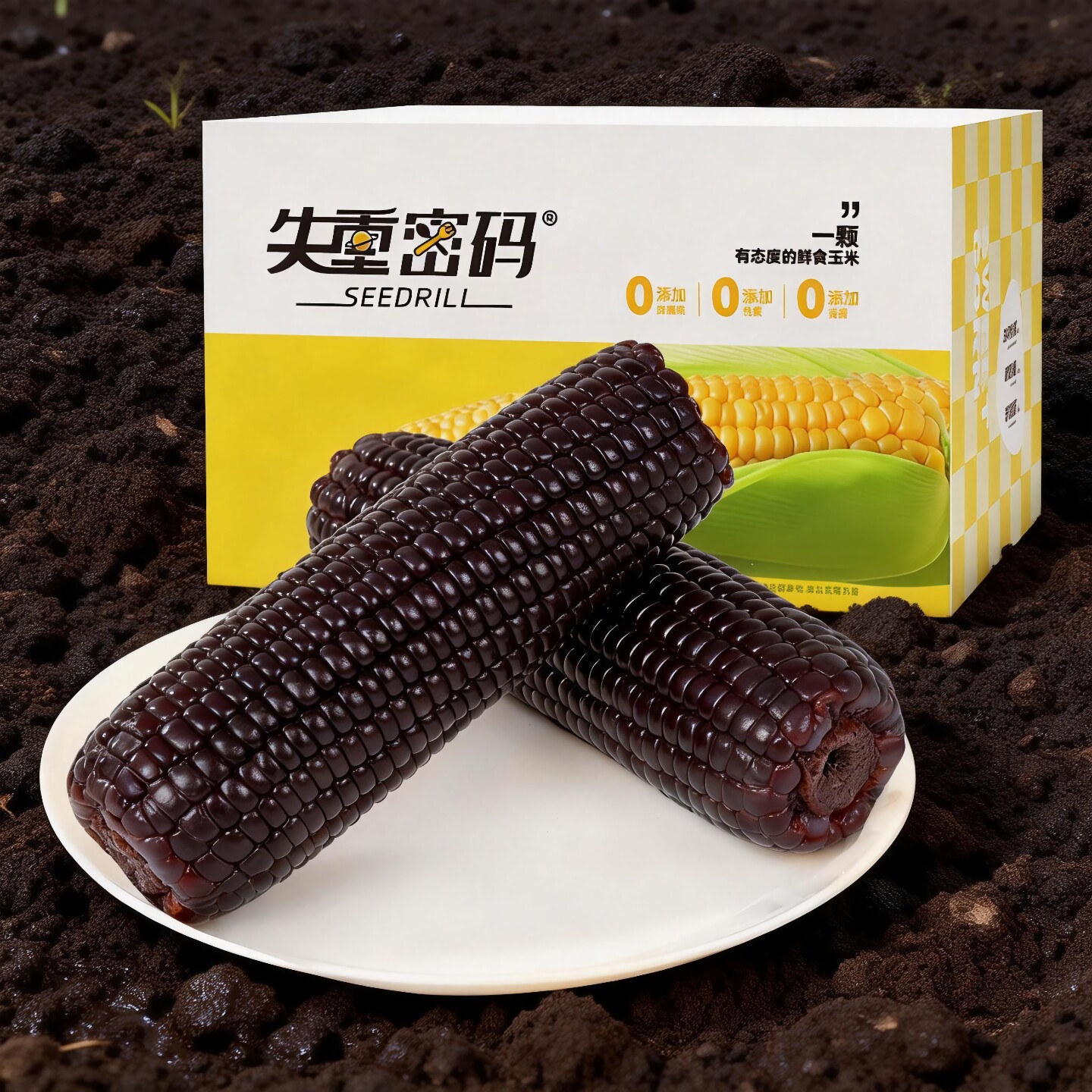 东北鲜食黑糯玉米真空锁鲜