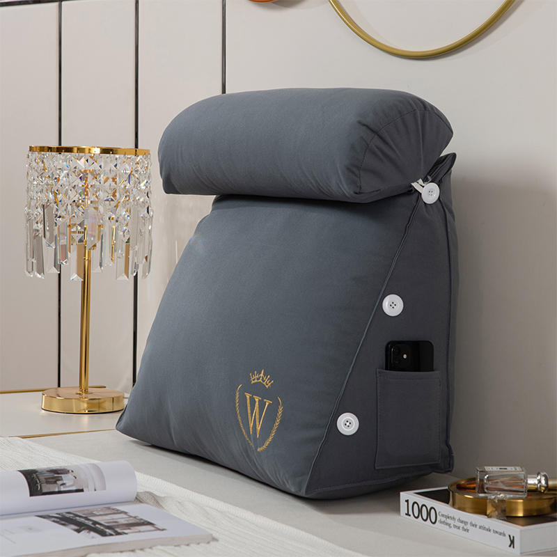 卧室床头软包榻榻米三角靠垫带头B枕大靠枕卧室沙发护腰抱枕靠背