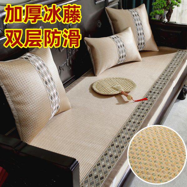 红木沙发坐垫夏季新中式沙发垫实木椅子防滑夏天款座垫中国风凉席