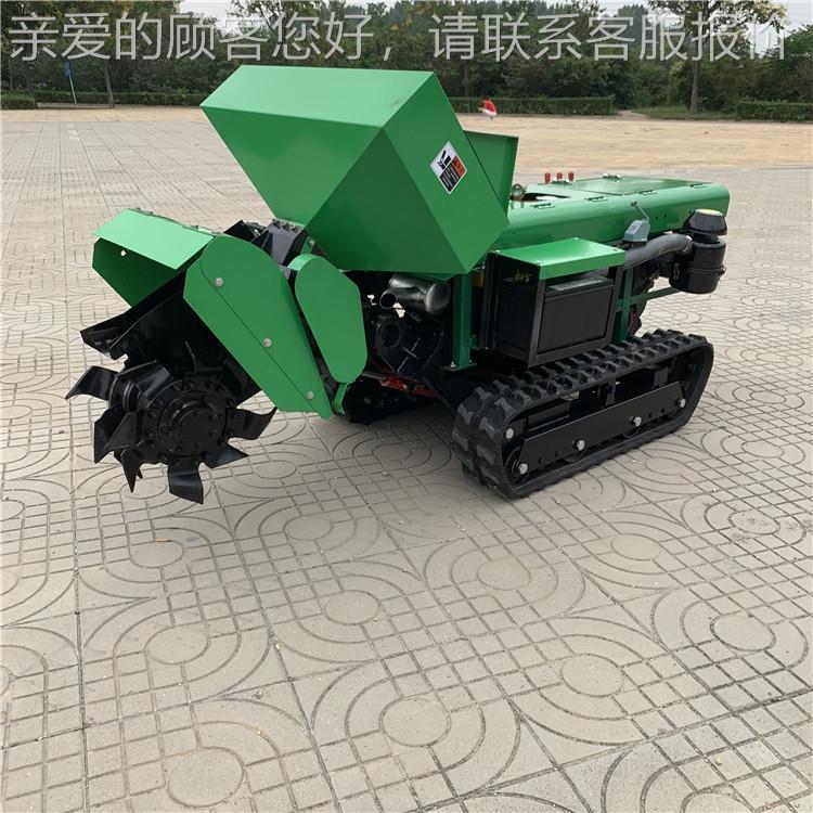 多功能大果园GTO旋耕果机开沟施肥一机 苹树履带式施棚体肥机厂家