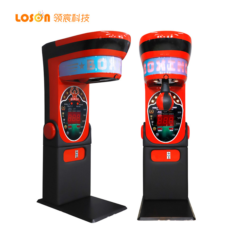 厂家 拳击测力机电玩城拳打力量成人拳击游戏机大型运动设备