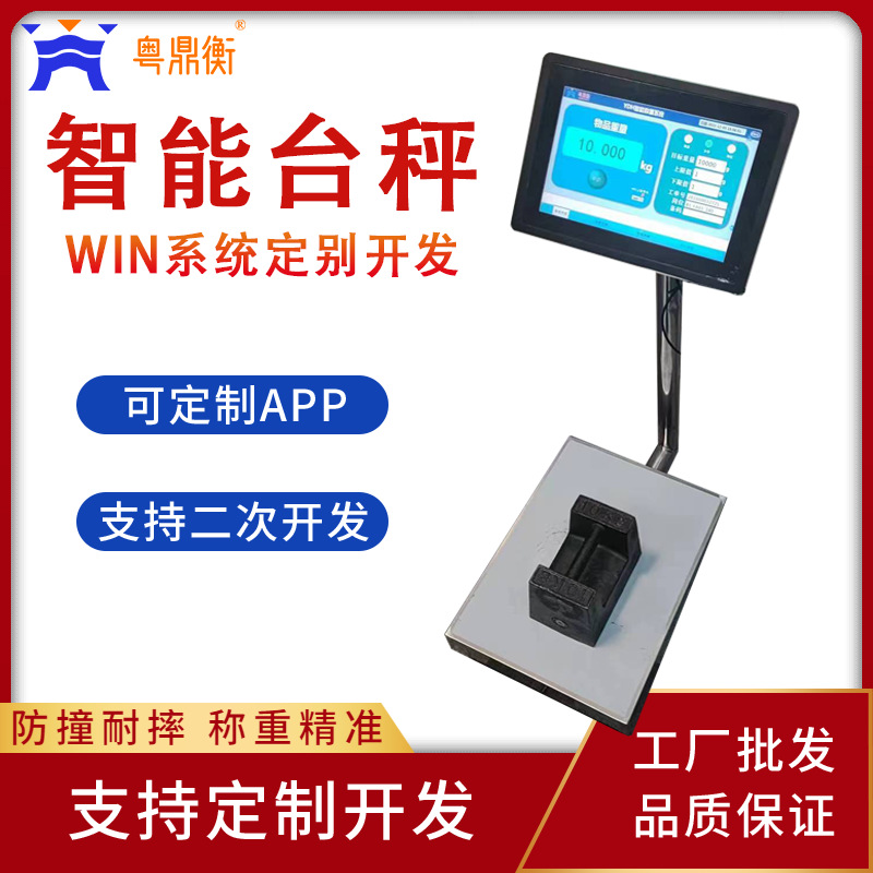 300kg 可对接工厂MES系统智能电子秤 工业计重上下限报警智能台秤