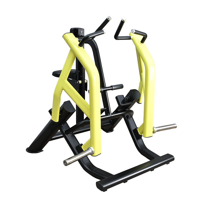 坐式拉背训练器 不锈钢材质手把 大型健身房健身器械厂家 直销