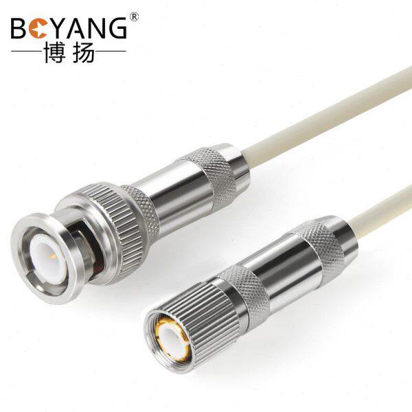 博扬2M跳线BNC-L9 2M兆E1接头成品跳线syv-75-2-1同轴电缆DDF15米