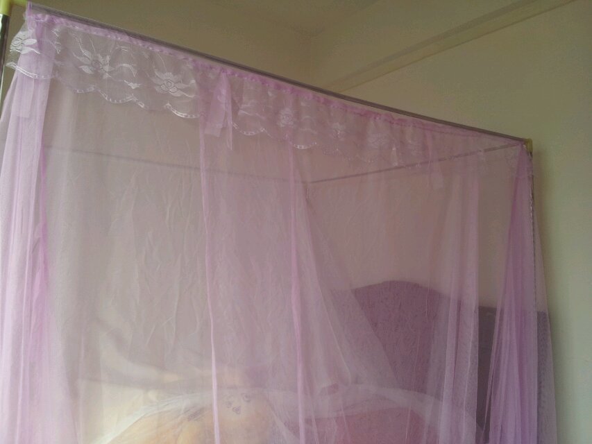 包邮 加高宿舍上下铺子母床单开门方顶绑绳花边老T式通用落地蚊帐