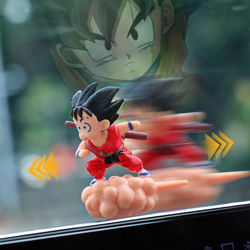 汽车创意可爱车内滑动滑板飞行悟空摆件车载中控屏幕W仪表台装饰