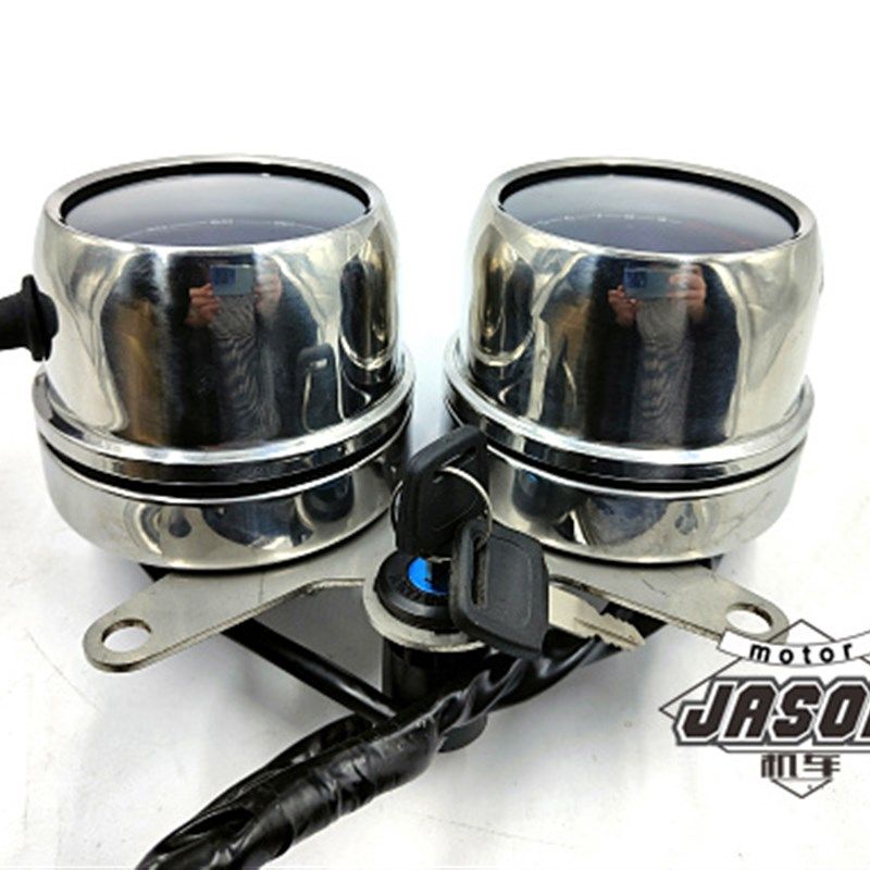 适用GN250液晶仪表带时钟 望y江250带档显油量电子转速多功能码表