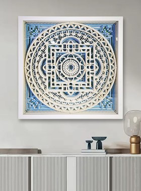 叠雕创意送礼艺术装置立体壁饰客厅入户玄关墙面装饰X挂件北欧墙