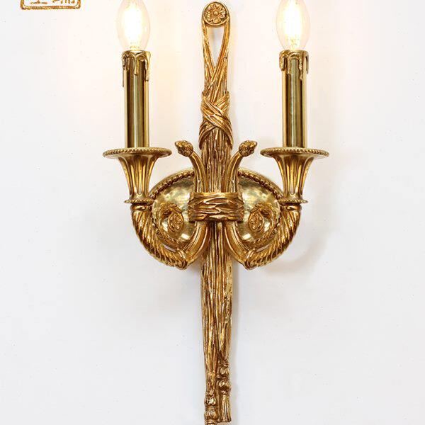 杰瑞唐宝欧式全铜壁灯复古大气奢华别墅客厅法式床头楼梯电视墙