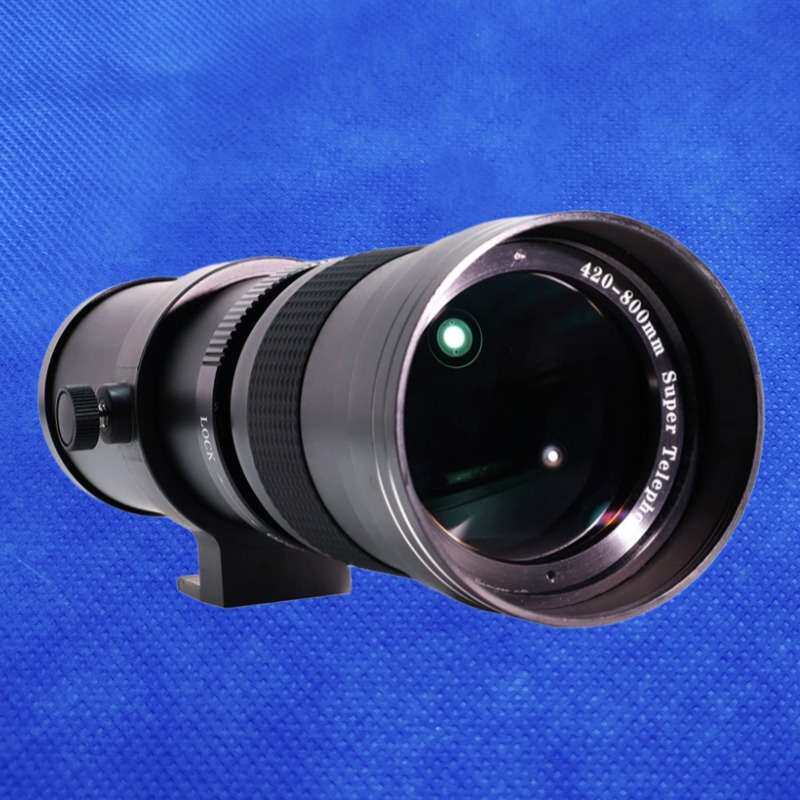 420-800mm F8.3-16手动镜头变焦远摄镜头全画幅单反探月拍鸟摄影