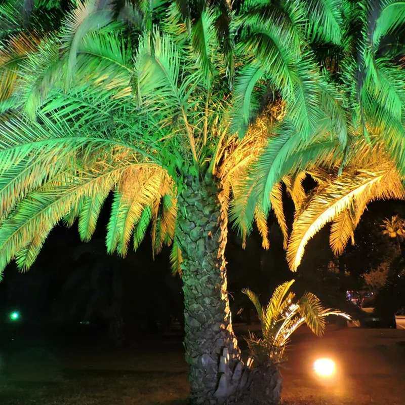 外墙射灯led户外防水灯超亮投光灯投射灯园林景观绿化射树照树灯