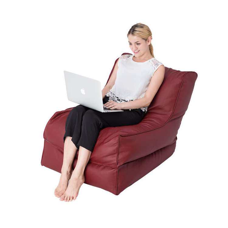 厂家供应pu皮懒人沙发榻榻米床椅折叠单人地板飘窗沙发