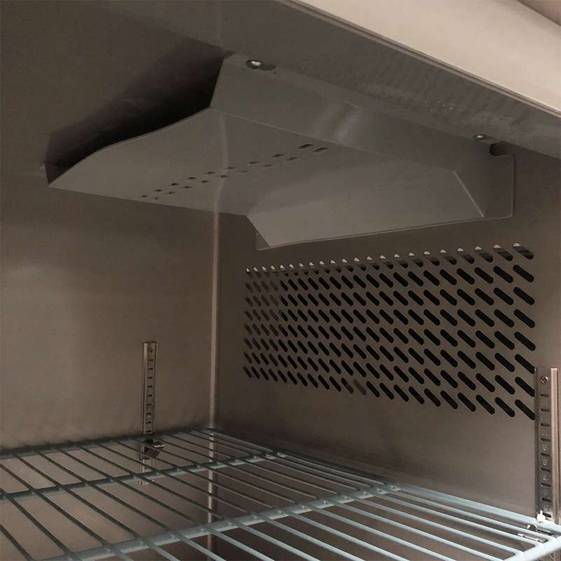 柏川冰箱制冷冷冻冰柜一米二风冷冷藏工作台商用不锈钢保鲜操作台