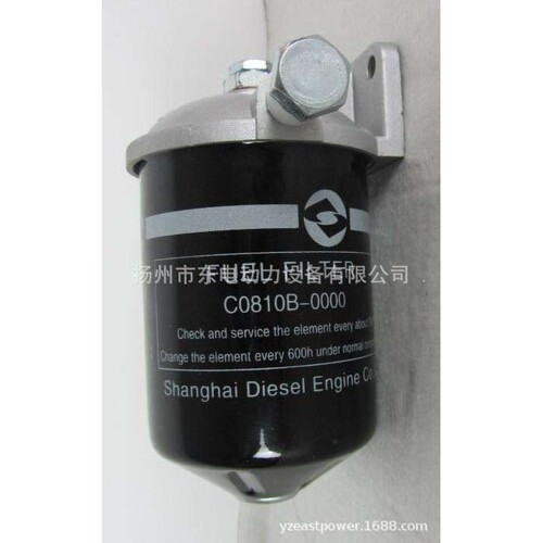 6135 G128柴油发电机组燃油滤清器总成C0810B-0000柴油滤芯柴油格