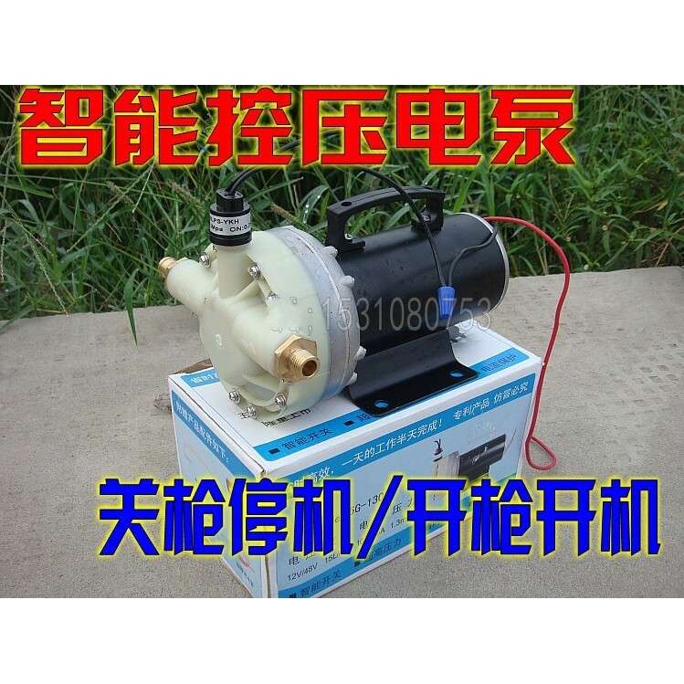 12V/24V/48V超高压迷你洗车泵/直流大功率洗车器水泵控压隔膜泵