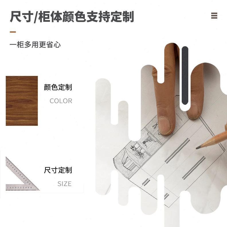 家用0平开整体衣橱实木生态板衣柜E卧室级北欧定制组装门现代简约