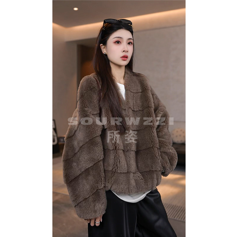 SOURWZZI/所姿100%羊毛横排设计师加厚休闲女士外套SZ-26303,女装/女士精品,短外套,淘宝优惠券,粉丝福利购,淘宝优惠卷