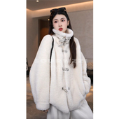 设计师加厚休闲女士羊毛外套SZ SOURWZZI 所姿100%羊毛时尚 25767