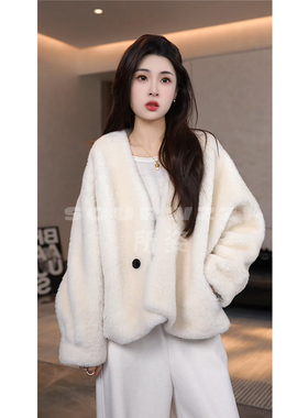 SOURWZZI/所姿100%羊毛冬季时尚百搭休闲女士外套SZ-25715