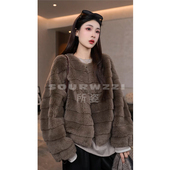 休闲女士羊毛外套SZ SOURWZZI 所姿100%羊毛设计师加厚时尚 25799